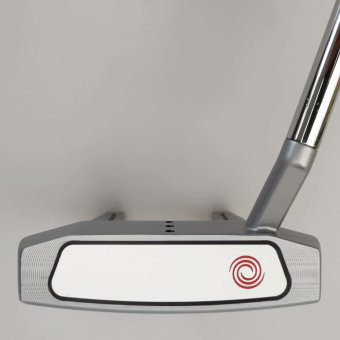 Odyssey White Hot OG Stroke Lab #7S Putter für Herren, Rechtshand, mit Odyssey Stroke Lab Bi-Marix 3GEN Red Schaft in 34 Inch, mit Odyssey 22 Pistol, silver-black Griff in Std. Stärke