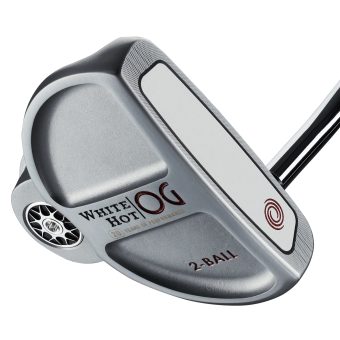 Odyssey White Hot OG 2-Ball Putter für Herren, Rechtshand