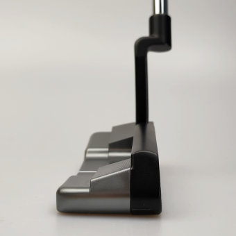 Odyssey Tri-Hot 5K Double Wide CH Putter für Herren, Rechtshand, mit Odyssey Stroke Lab Bi-Matrix 3GEN Red Schaft in 34 Inch, mit Odyssey Tri-Hot 5K Pistol, black-silver Griff in Std. Stärke