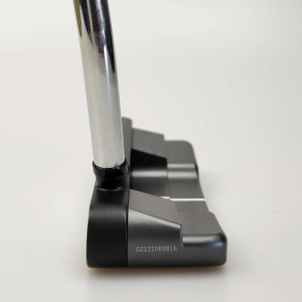 Odyssey Tri-Hot 5K Double Wide DB Putter für Herren, Rechtshand, mit Odyssey Stroke Lab 3GEN Red 70 Class Schaft in 34 Inch, mit Odyssey Tri-Hot 5K Pistol, black-silver Griff in Std. Stärke