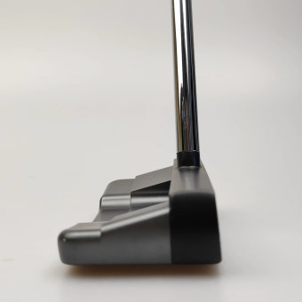 Odyssey Tri-Hot 5K Triple Wide CS Putter für Herren, Rechtshand, mit Odyssey Stroke Lab 3GEN Red 70 Class Schaft in 34 Inch, mit Odyssey Tri-Hot 5K Pistol, black-silver Griff in Std. Stärke