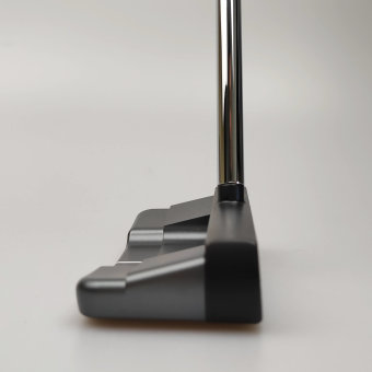 Odyssey Tri-Hot 5K Triple Wide CS Putter für Herren, Rechtshand, mit Odyssey Stroke Lab 3GEN Red 70 Class Schaft in 34 Inch, mit Odyssey Tri-Hot 5K Pistol, black-silver Griff in Std. Stärke