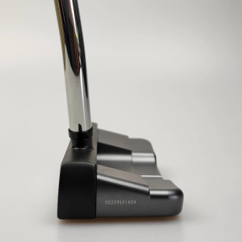 Odyssey Tri-Hot 5K Triple Wide DB Putter für Herren, Rechtshand, mit Odyssey Stroke Lab 3GEN Red 70 Class Schaft in 34 Inch, mit Odyssey Tri-Hot 5K Pistol, black-silver Griff in Std. Stärke