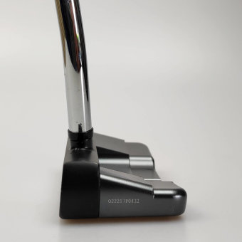 Odyssey Tri-Hot 5K Triple Wide DB Putter für Herren, Rechtshand, mit Odyssey Stroke Lab 3GEN Red 70 Class Schaft in 34 Inch, mit Odyssey Tri-Hot 5K Pistol, black-silver Griff in Std. Stärke