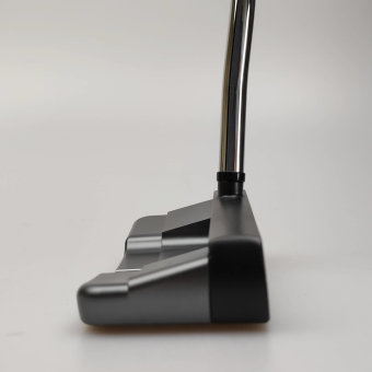 Odyssey Tri-Hot 5K Triple Wide DB Putter für Herren, Rechtshand, mit Odyssey Stroke Lab 3GEN Red 70 Class Schaft in 34 Inch, mit Odyssey Tri-Hot 5K Pistol, black-silver Griff in Std. Stärke