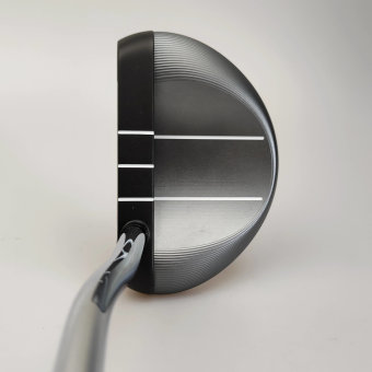 Odyssey Tri-Hot 5K Rossie DB Putter für Herren, Rechtshand, mit Odyssey Stroke Lab 3GEN Red 70 Class Schaft in 33 Inch, mit Odyssey Tri-Hot 5K Pistol, black-silver Griff in Std. Stärke