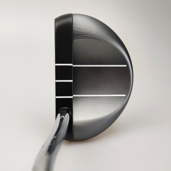 Odyssey Tri-Hot 5K Rossie DB Putter für Herren, Rechtshand, mit Odyssey Stroke Lab 3GEN Red 70 Class Schaft in 34 Inch, mit Odyssey Tri-Hot 5K Pistol, black-silver Griff in Std. Stärke