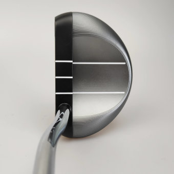 Odyssey Tri-Hot 5K Rossie DB Putter für Herren, Rechtshand, mit Odyssey Stroke Lab 3GEN Red 70 Class Schaft in 34 Inch, mit Odyssey Tri-Hot 5K Pistol, black-silver Griff in Std. Stärke