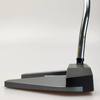 Odyssey Tri-Hot 5K #7 DB Putter für Herren, Rechtshand, mit Odyssey Stroke Lab 3GEN Red 70 Class Schaft in 33 Inch, mit Odyssey Tri-Hot 5K Pistol, black-silver Griff in Std. Stärke