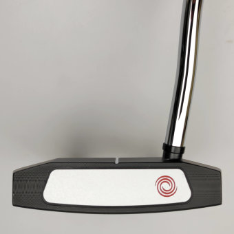 Odyssey Tri-Hot 5K #7 DB Putter für Herren, Rechtshand, mit Odyssey Stroke Lab 3GEN Red 70 Class Schaft in 34 Inch, mit Odyssey Tri-Hot 5K Pistol, black-silver Griff in Std. Stärke