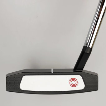 Odyssey Tri-Hot 5K #7 S Putter für Herren, Rechtshand, mit Odyssey Stroke Lab 3GEN Red 70 Class Schaft in 34 Inch, mit Odyssey Tri-Hot 5K Pistol, black-silver Griff in Std. Stärke