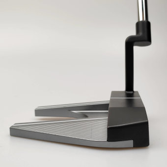 Odyssey Tri-Hot 5K #7 CH Putter für Herren, Rechtshand, mit Odyssey Stroke Lab 3GEN Red 70 Class Schaft in 34 Inch, mit Odyssey Tri-Hot 5K Pistol, black-silver Griff in Std. Stärke