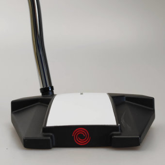 Odyssey White Hot Versa Twelve Putter für Herren, Rechtshand, mit Odyssey Stroke Lab 3GEN Red 70 Class Schaft in 34 Inch, mit Odyssey Pistol, black-red Griff in Std. Stärke