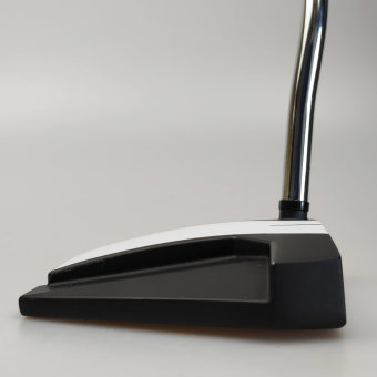 Odyssey White Hot Versa Twelve Putter für Herren, Rechtshand, mit Odyssey Stroke Lab 3GEN Red 70 Class Schaft in 33 Inch, mit Odyssey Pistol, black-red Griff in Std. Stärke