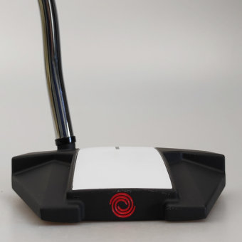 Odyssey White Hot Versa Twelve Putter für Herren, Rechtshand, mit Odyssey Stroke Lab 3GEN Red 70 Class Schaft in 33 Inch, mit Odyssey Pistol, black-red Griff in Std. Stärke