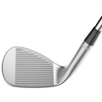 Titleist Vokey SM10 Tour Chrome 58° Lob Wedge für Herren, Rechtshand, mit Nippon 880 AMC Chrome Stahlschaft in Std. Länge, Regular (101.0g), mit LAMKIN Crossline, black-white Griff in Std. Stärke