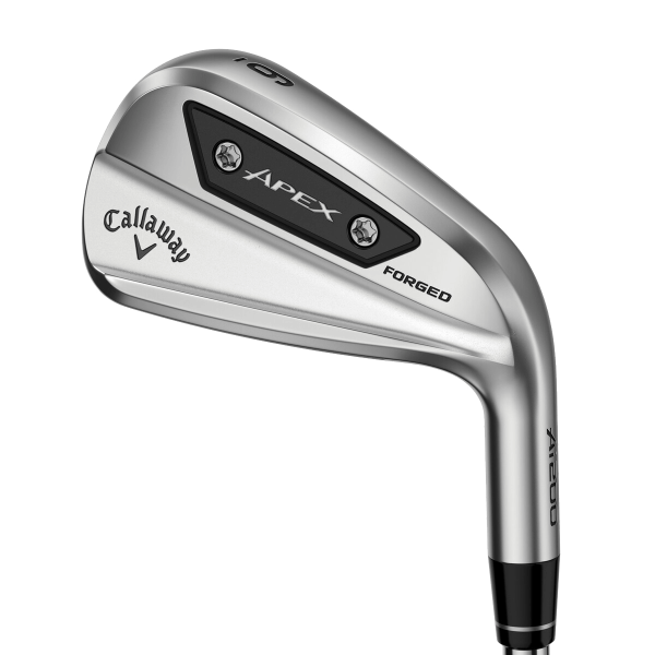 Callaway Apex Ai200 Eisensatz für Herren, Rechtshand, Eisen #5-PW (6 Schläger), mit ALDILA SYNERGY 60 Graphitschaft in Std. Schaftlänge, Regular (60.0g), mit Callaway Diamond Universal, black-blue cap Griff in Std. Stärke