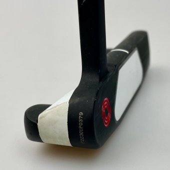 Odyssey White Hot Versa One CH Putter für Herren, Linkshand, mit Odyssey Stroke Lab 3GEN Red 70 Class Schaft in 34 Inch, mit Odyssey Pistol, black-red Griff in Std. Stärke