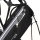COBRA 2022 Ultralight Pro Standbag in schwarz-weiß-grau, 8.5 Inch Top, 4-Fach Divider mit durchgehender Fächertrennung, 1.800g leicht, 7 Taschen, darunter u.a. Wertsachenfach mit Veloursfutter und Magnetverschluss, inkl. Schutzhülle zum Aufknöpfen