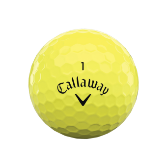 12 Stk. Callaway Supersoft 2021 Golfb&auml;lle, gelb