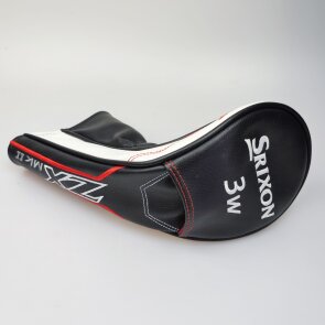 SRIXON ZX Mk II Fairwayholz 3 (15.0°) für Herren, Linkshand, mit Project X HZRDUS Smoke Red RDX 60 Std. Graphitschaft in Std. Länge (43.00 Inch), Regular (60.0g), mit Golf Pride Tour Velvet 360. black-white Std. Griff in Std. Stärke