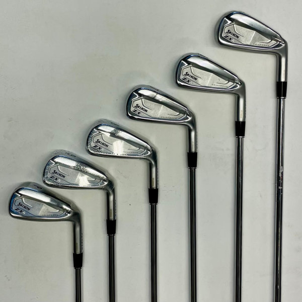 SRIXON ZX4 Mk II Eisensatz für Herren, Rechtshand, Eisen 5-PW (6 Schläger), mit Nippon N.S. PRO 950GH neo Stahlschaft in Herren Std. Länge, Regular (94.5g), mit Golf Pride Tour Velvet 360, black Griff in Std. Stärke