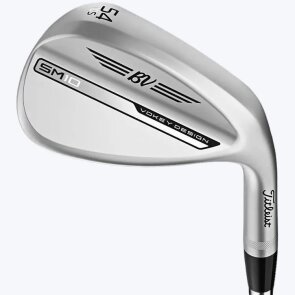 Titleist Vokey SM10 Tour Chrome 62° Lob Wedge für Herren, Rechtshand, M-Grind (8.0° Bounce), mit Nippon N.S.PRO Modus³ Tour 120 Stahlschaft in Std. Länge (35.00 Inch), Stiff (114.0g), mit Golf Pride for Vokey Tour Velvet, black Griff in Std. Stärke