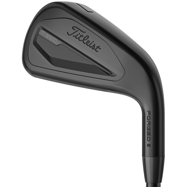 Titleist T350 Black Vapor Limited Release Eisensatz für Herren, Rechtshand, Eisen #5-PW/AW (7 Schläger), mit Mitsubishi Chemical MMT 65 Graphitschaft in Std. Länge, Regular (65.0g), mit IOMIC Sticky 2.0, white-black Griff in Std. Stärke