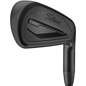 Titleist T350 Black Vapor Limited Release Eisensatz für Herren, Rechtshand, Eisen #5-PW/AW (7 Schläger), mit Mitsubishi Chemical MMT 65 Graphitschaft in Std. Länge, Regular (65.0g), mit IOMIC Sticky 2.0, white-black Griff in Std. Stärke