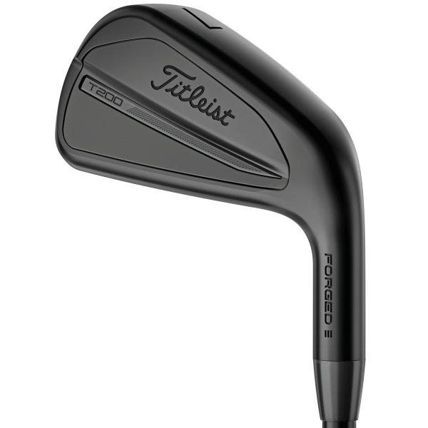 Titleist T200 Black Vapor Limited Release Eisensatz für Herren, Rechtshand, Eisen #5-PW/AW (7 Schläger), mit Nippon N.S.PRO Modus³ Tour 105 Stahlschaft in Std. Länge, Regular (103.0g), mit LAMKIN Sonar, blacu-blue Griff in Std. Stärke