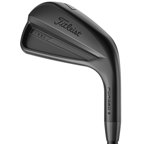 Titleist T100 Black Vapor Limited Release Eisensatz für Herren, Rechtshand, Eisen #4-PW (7 Schläger), mit KBS Tour Stahlschaft in Std. Länge, Stiff (120.0g), mit LAMKIN Sonar, black-blue Griff in Std. Stärke