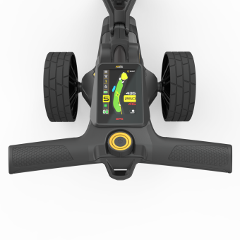 PowaKaddy RX10 Remote GPS XL-Plus (2025) Elektrotrolley in schwarzer Farbe mit XL-PLUS-Akku, optional mit Zubehör