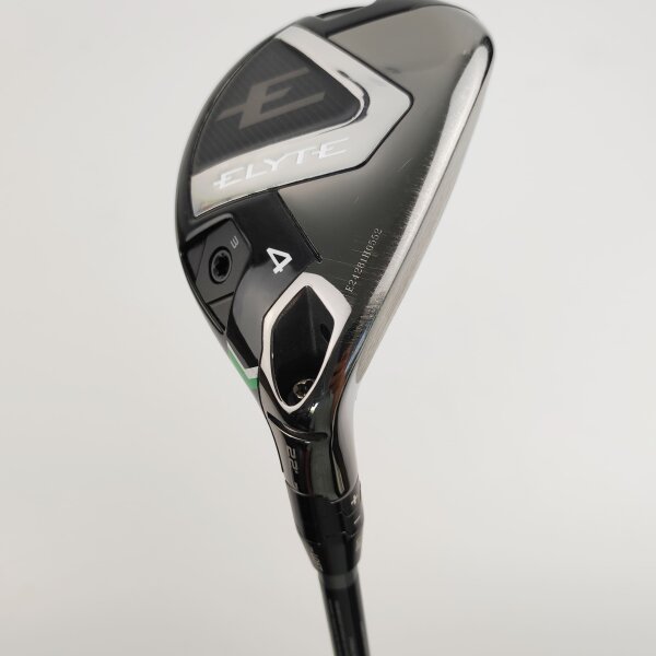 Callaway Elyte Hybrid 4 (22.0°, einstellbar) für Herren, Rechtshand, mit Project X Denali Charcoal 60 Std. Graphitschaft in Std. Länge (40.00 Inch), Regular (60.0g), mit Golf Pride for Callaway Tour Velvet 360 CHEV, black-silver Std. Griff in Std. Stärke