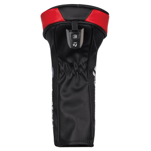 TaylorMade Stealth Fairwayholz 5 (18.0°) für Herren, Linkshand, mit Fujikura Ventus Red 6 Non-VeloCore Std. Graphitschaft in Std. Länge (42.25 Inch), Stiff (62.0g), mit LAMKIN Crossline 360, black-red Std. Griff in Std. Stärke, inkl. Headcover