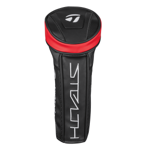TaylorMade Stealth Fairwayholz 3 (15.0°) für Herren, Rechtshand, mit Fujikura Ventus Red 6 Non-VeloCore Std. Graphitschaft in Std. Länge (43.25 Inch), Stiff (62.0g), mit LAMKIN Crossline 360, black-red Std. Griff in Std. Stärke, inkl. Headcover