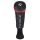 TaylorMade Stealth Hybrid 3 (19.0°) für Herren, Linkshand mit Fujikura VENTUS Red 7 Non-VeloCore Std. Graphitschaft in Std. Länge (40.75 Inch), Stiff (74.0g), mit LAMKIN Crossline 360, black-red Std. Griff in Std. Stärke, inkl. Headcover