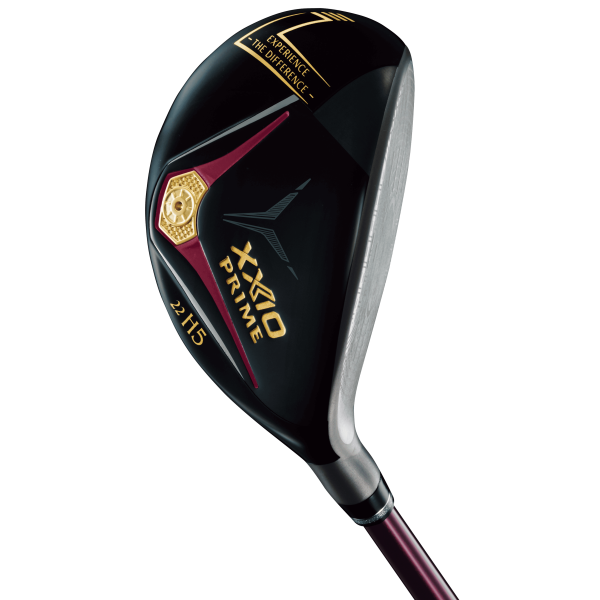 XXIO Prime 13 Hybrid 4 (19.0°) für Herren, Rechtshand, mit XXIO Prime SP-1300 Std. Graphitschaft in Std. Länge (40.50 Inch), Regular (43.0g), mit Golf Pride for XXIO Prime Weight Plus, black-gold Std. Griff in Std. Stärke, inkl. Headcover