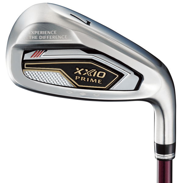 XXIO Prime 13 Series Eisensatz für Herren, Rechtshand, Eisen #7-PW (4 Schläger), mit XXIO Prime SP-1300 Std. Graphitschaft in Std. Länge, Stiff-Regular (46.0g), mit Golf Pride for XXIO Prime Weight Plus, black-gold Std. Griffen in Std. Stärke