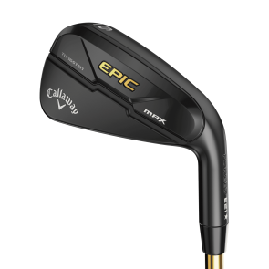 Callaway Epic Max Star Custom GW (53.0) für Herren, Linkshand, mit UST Mamiya ATTAS Speed Series T1100 50 Std. Graphitschaft in Std. Schaftlänge (35.75 Inch), Lite (55.0g), mit Callaway Diamond Universal, black-blue cap Custom Griff in Std. Stärke