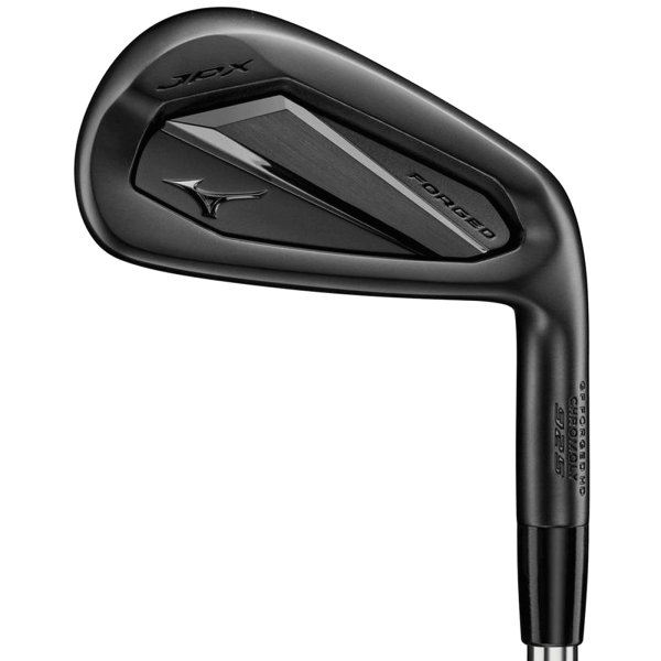 mizuno Golf JPX925 Forged Black Eisensatz für Herren, Rechtshand, Eisen #5-PW (6 Schläger), mit True Temper Dynamic Gold Tour Issue Mid 115 Black Onyx Stahlschaft in Std. Länge, Stiff (115.0g), mit Golf Pride MCC, black-grey Griff in Std. Stärke
