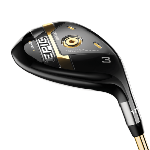 Callaway Epic MAX Star Hybrid #4 (20.0°) für Herren, Linkshand, mit UST Mamiya ATTAS Speed Series T1100 50 Graphitschaft in Std. Länge (40.00 Inch), Lite (55.0g), mit Winn Dri-Tac Lite 2.0 CHEV Std. Griff in Std. Stärke, inkl. Headcover
