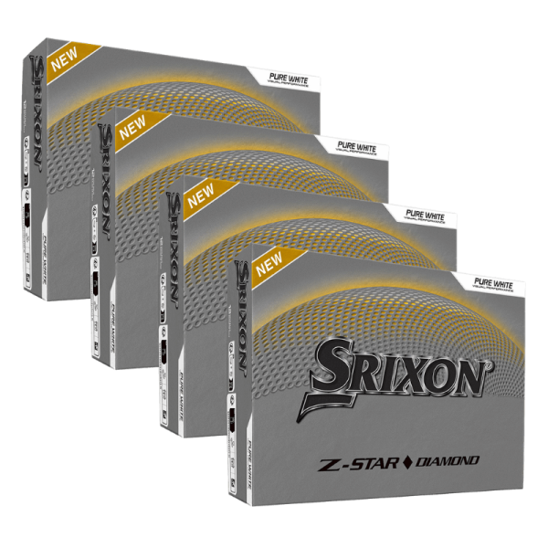 SRIXON Z-Star Diamond weiße Golfbälle Treueaktion - 4 Dutzend zum Preis von 3