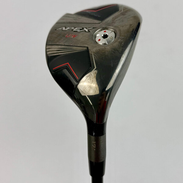 Callaway APEX UW Utility Fairwayholz (17.0°) für Herren, Rechtshand, mit Mitsubishi Chemical MMT 70 Graphitschaft in Std. Länge (41.50 Inch), Stiff (70.0g), mit Golf Pride MCC, black-white Griff in Midsize Stärke