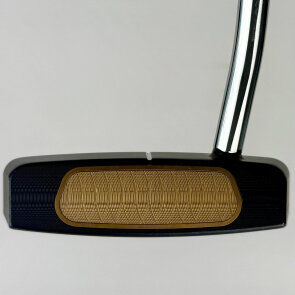 Odyssey Ai-ONE Milled Seven T DB Putter für Herren, Rechtshand, mit Odyssey Stroke Lab SL90 Schaft in 34 Inch, mit Odyssey Ai-ONE Milled Pistol, navy-white-gold Griff in Std. Stärke