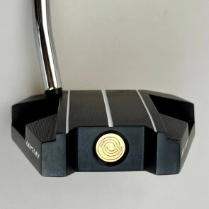 Odyssey Ai-ONE Milled Eleven T DB Putter für Herren, Rechtshand, mit Odyssey Stroke Lab SL90 Schaft in 34 Inch, mit Odyssey Ai-ONE Milled Pistol, navy-white-gold Griff in Std. Stärke