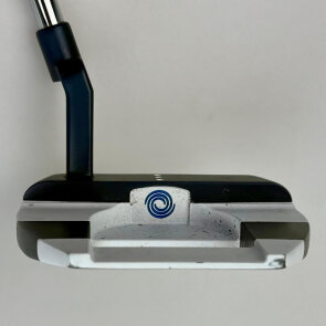 Odyssey Ai-ONE Jailird Mini CH Putter für Herren, Rechtshand, mit Odyssey Stroke Lab SL90 Schaft in 34 Inch, mit Odyssey Ai-ONE Pistol, navy-white-blue Griff in Std. Stärke