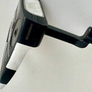 Odyssey Ai-ONE Jailird Mini CH Putter für Herren, Rechtshand, mit Odyssey Stroke Lab SL90 Schaft in 34 Inch, mit Odyssey Ai-ONE Pistol, navy-white-blue Griff in Std. Stärke
