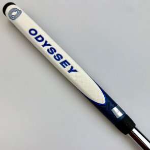 Odyssey Ai-ONE Jailird Mini CH Putter für Herren, Rechtshand, mit Odyssey Stroke Lab SL90 Schaft in 34 Inch, mit Odyssey Ai-ONE Pistol, navy-white-blue Griff in Std. Stärke