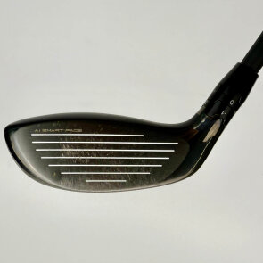 Callaway Paradym Ai Smoke Hybrid 5 (24.0°) für Herren, Rechtshand, mit Project X CYPHER 2.0 SIXTY Std. Graphitschaft in Std. Länge (39.375 Inch), Regular (69.0g), mit LAMKIN Crossline 360 CHEV black-silver-grey cap, Std. Griff in Std. Stärke