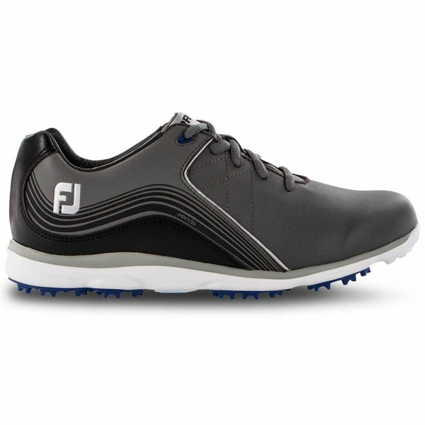 FootJoy Pro/SL, wasserdichte Golfschuhe ohne Spikes, für Damen, grau-schwarz, Größe 37